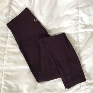 Lululemon Black Cherry Align 7/8 High Rise Pant